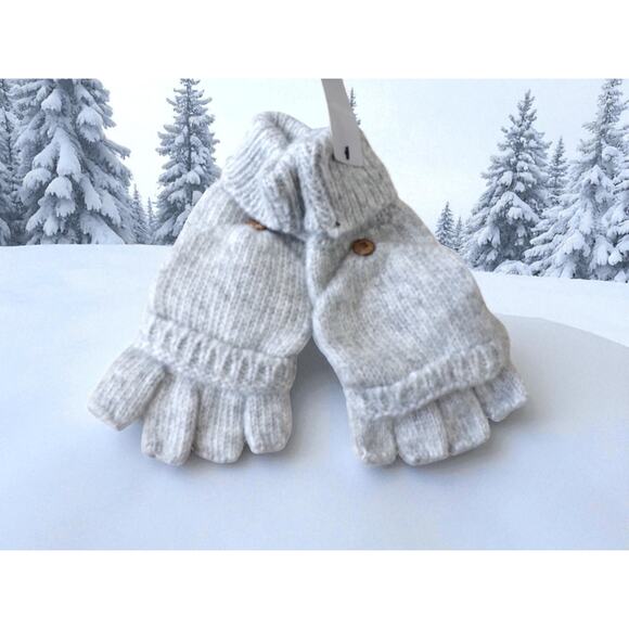 West Loop Fingerless Gloves Convert to Mittens 85% Acrylic 15% Polyester - Picture 2 of 5